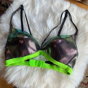 Zumba Iridescent Bra Top - Medium (nwot)